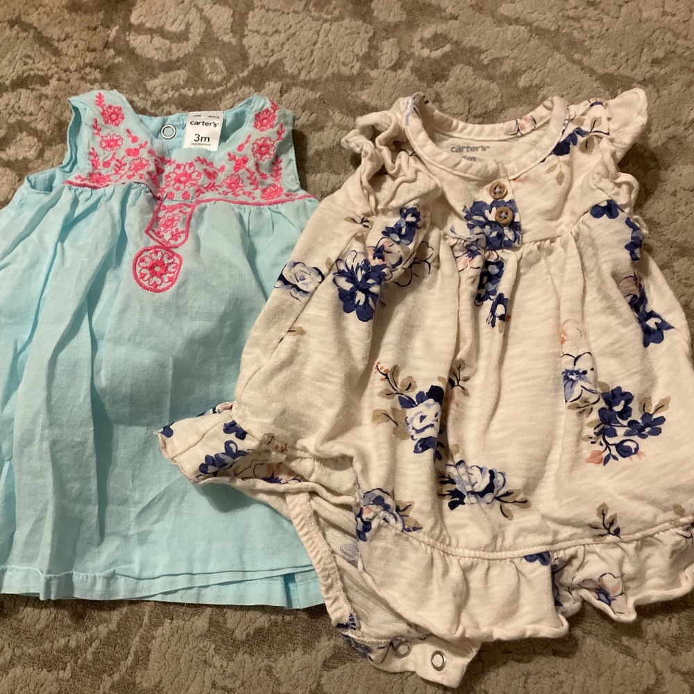 0-3 month dresses